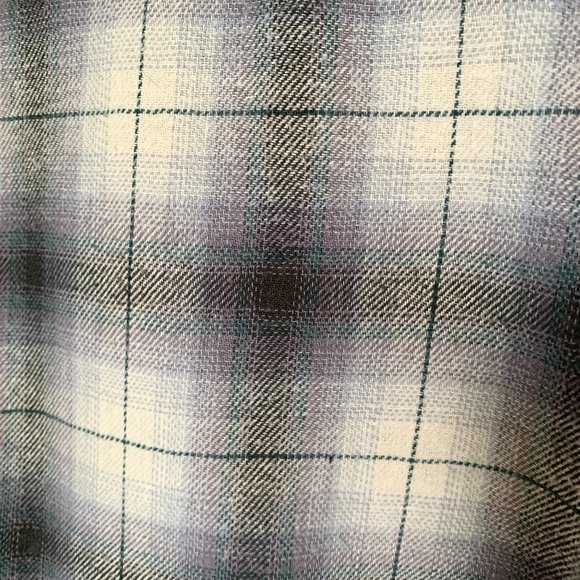 TNA Oversized Fit Flannel Plaid Shirt - Picture 4 of 7